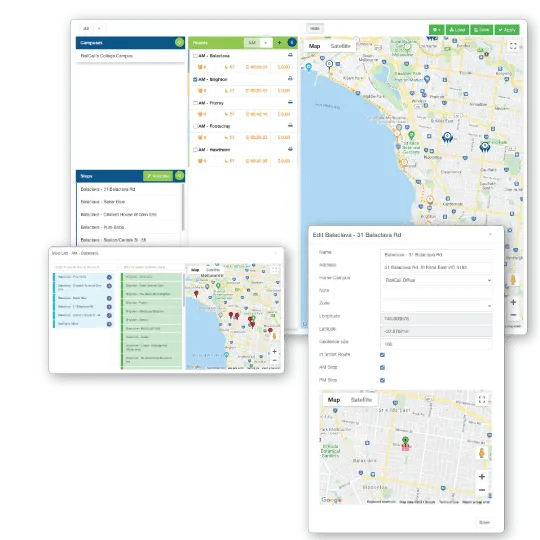 Smart Route Display on Website