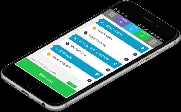 RollCall App on Mobile